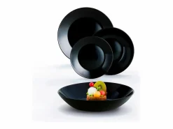 Best Vajilla Zelie Arcopal 12 piezas 4 servicios Negro