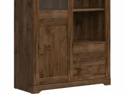 Outlet Petits-Meubles Vajillero 1 puerta 2 cajones Noé Madera Color natural claro