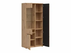 New Petits-Meubles Vajillero 3 puertas Ezra Madera Color natural claro