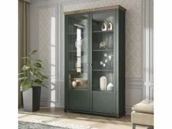 Petits-Meubles Vajillero 2 puertas Martin y Madera Verde