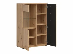 Petits-Meubles Vajillero bajo 2 puertas Ezra Madera