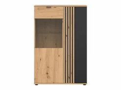 Petits-Meubles Vajillero bajo 2 puertas Ezra Madera