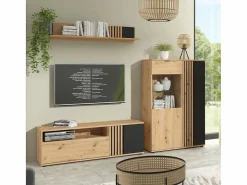 Petits-Meubles Vajillero bajo 2 puertas Ezra Madera