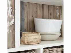 BERAH GETAH Vajillero de madera de pino reciclada maciza