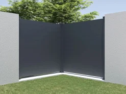 Outlet Valla de aluminio antracita Alt. 182 x Ancho 188.6 cm - NAZARIO Cercados Y Ocultación