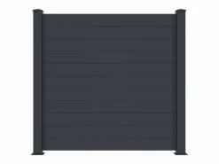 Outlet Valla de aluminio antracita Alt. 182 x Ancho 188.6 cm - NAZARIO Cercados Y Ocultación