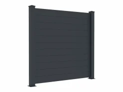 Outlet Valla de aluminio antracita Alt. 182 x Ancho 188.6 cm - NAZARIO Cercados Y Ocultación