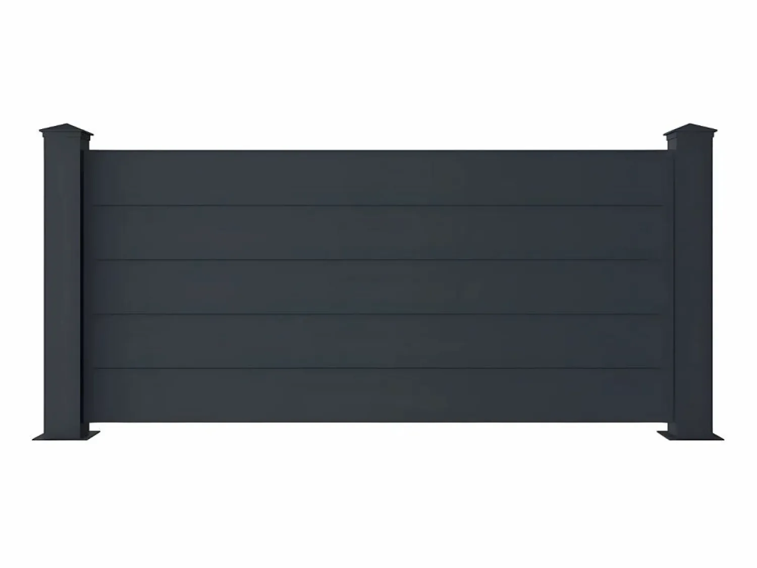 Sale Valla de aluminio NAZARIO - Medidas: Ancho 189 x Alt. 78 cm Cercados Y Ocultación