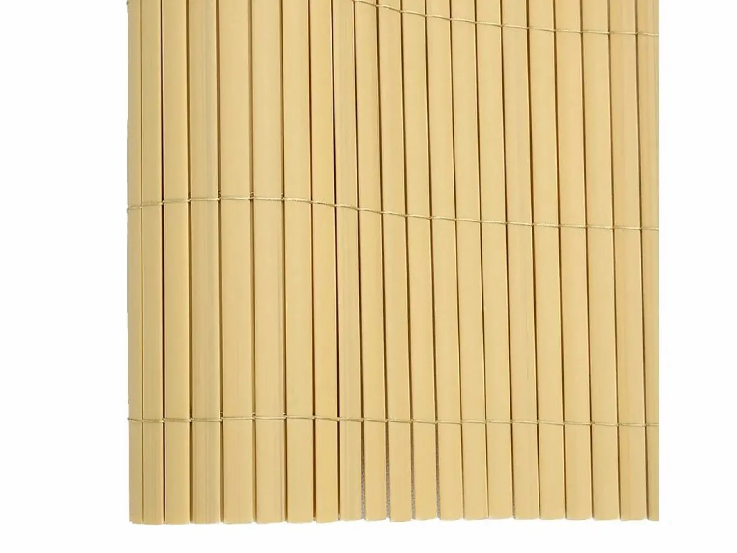 Outlet Valla de jardín doble cara amarilla 110x400 cm ES263548 Cercados Y Ocultación