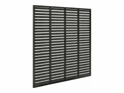 Sale Valla de lamas WPC oscuro 180x180 cm ES433537 Gris