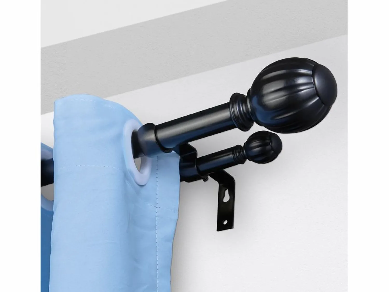Online Varillas de Cortinas Dobles SucceBuy, Longitud Ajustable de 91.4-182.9 cm, para Salones, Dormitorios, Baños Persianas De Interior
