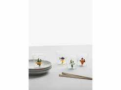 Clearance Vaso de vidrio borosilicato, Pez y Alga, /verde 350 ml, Marine Garden Vaso