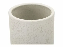 Outlet Vaso moderno de cerámica con acabado mate Bubbles Beige