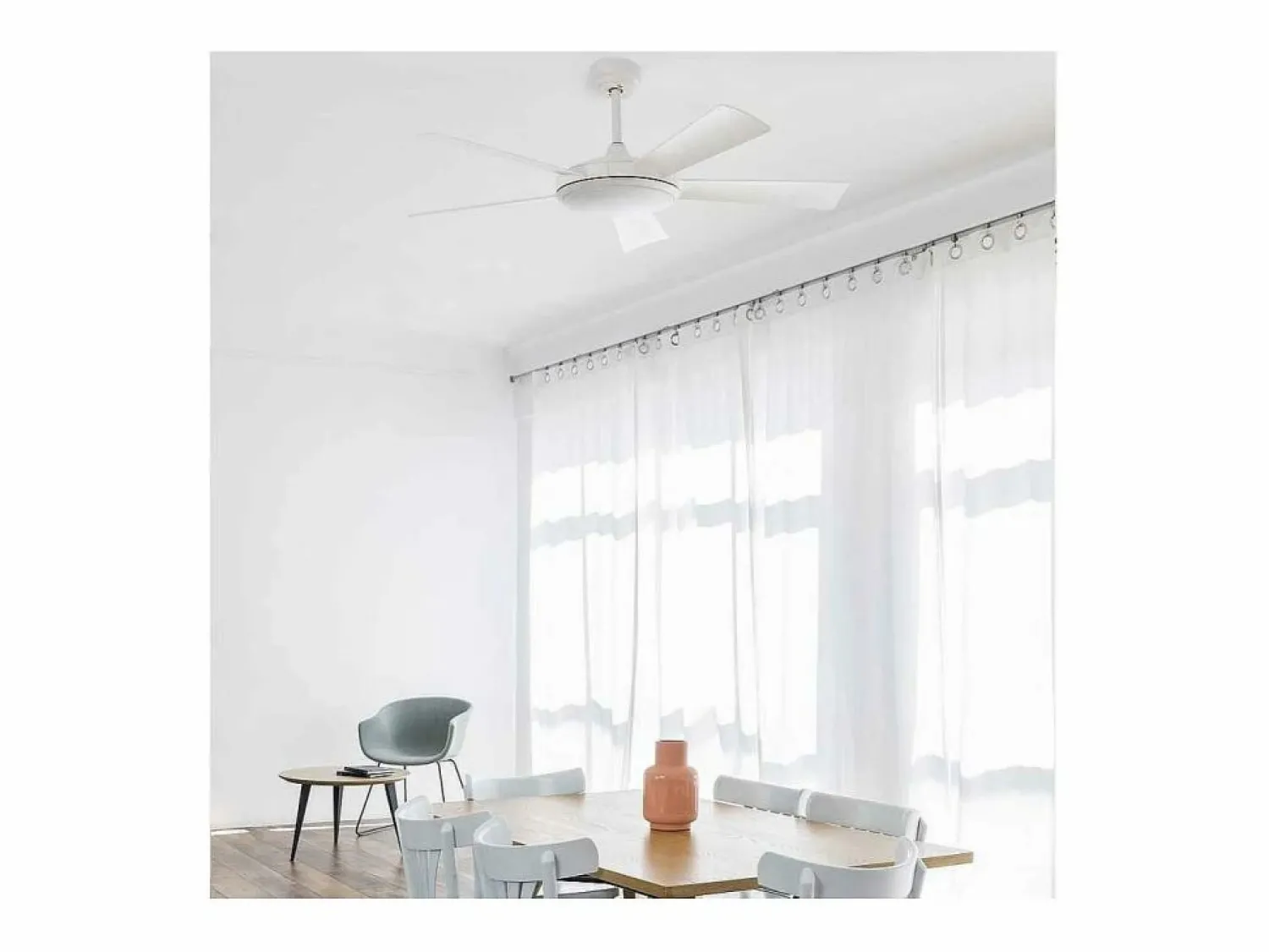 New Ventilador Dc Saona G Led Dimable Temporizador Cct Regulable Faro Aire Acondicionado, Ventilación