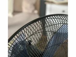 New Ventilador de pedestal 2 en 1 con nebulizador de 2,8 L, función de nebulización, de metal, 120 cm de altura, (44,5 x 44,5 x 120 cm) Negro