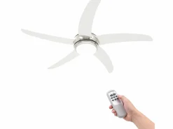 Ventilador de techo adornado con lámpara 128 cm Aire Acondicionado, Ventilación