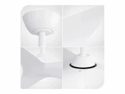 Best Ventilador de techo con control remoto de 6 velocidades y aspas de ABS para dormitorio y sala de estar. Aire Acondicionado, Ventilación