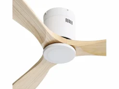 Ventilador de techo de 52 pulgadas - Ventilador de techo de 3 aspas con control remoto - 6 velocidades - para sala de estar y dormitorio