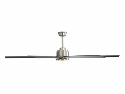 Clearance Ventilador de techo inteligente de 66" con luz LED ajustable, 8 aspas, ABS, níquel cepillado, motor CC reversible (167,64 x 167,64 x 35,56 cm) Dorado