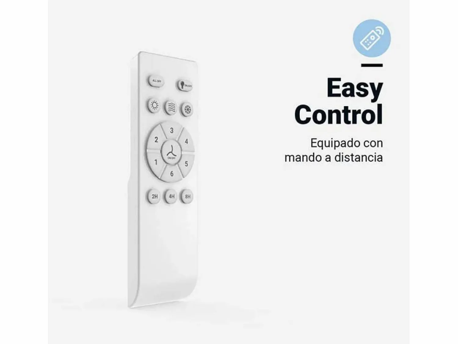 Outlet Ventilador de techo Jaloque 5042WFC Universal Blue 65W 4 aspas retráctiles marrón Aire Acondicionado, Ventilación