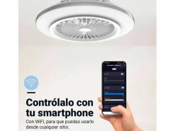 Ventilador de techo Kona 7050W Universal Blue 25W control WiFi Ø49 cm
