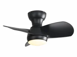 Best Ventilador de techo con luces LED regulables y 3 aspas de ABS para dormitorios y salones. Aire Acondicionado, Ventilación
