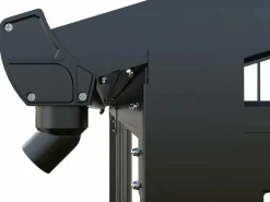 Online Veranda de aluminio y policarbonato con protección UV - 12 m² - antracita - MATHILDA Pérgola