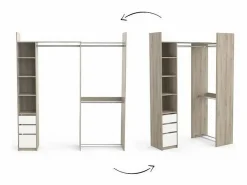 Sale Vestidor extensible Swing - L199,7 cm Mueble Perchero