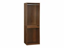Sweeek Vestidor módulo de 4 elementos nogal