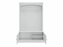 Best Vestidor moderno - con perchero y almacenamiento para zapatos - Banco de almacenamiento - con ganchos - Armario De Entrada