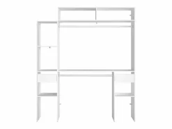 Sale Vestidor Modular Abierto Custom Módulo C+F 7 Estantes 2 Cajones 178x203 Blanco