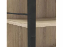 New Vestidor Urano Roble Kronberg y 180x45x208 cm Dormitorio Ind. Armario Abierto, Vestidor