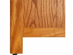 vidaxl vidaX Estantería de 7 niveles de madera maciza de roble 90x22,5x200 cm