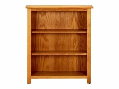 vidaxl vidaX Estantería de 3 niveles de madera maciza de roble 70x22,5x82 cm