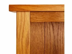 vidaxl vidaX Estantería de 3 niveles de madera maciza de roble 70x22,5x82 cm