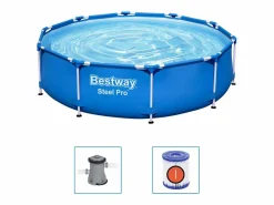 New Bestway VidaXL Piscina desmontable Steel Pro Set Ø305 cm Azul