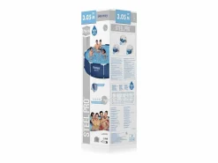 Clearance Bestway VidaXL Piscina Steel Pro 4678L paredes anticorrosión Ø305 cm Azul