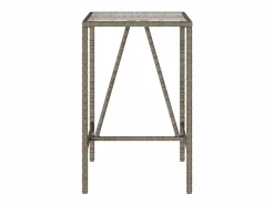 Garden Furniture Village Green-Green Ridge Mesa de bar de exterior ratán sintético 70x70x110 cm