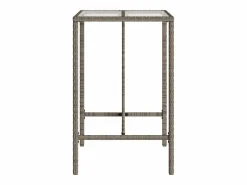 Garden Furniture Village Green-Green Ridge Mesa de bar de exterior ratán sintético 70x70x110 cm