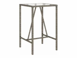 Garden Furniture Village Green-Green Ridge Mesa de bar de exterior ratán sintético 70x70x110 cm
