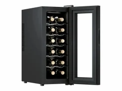 Online Vinoteca Cecotec Bolero GrandSommelier 1250 CoolCrystal 12 botellas con luz LED E 64,5 cm Negro
