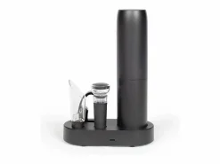 Best Livoo Vinoteca eléctrica recargable - Funcionamiento universal mediante botón pulsador - Capacidad para 30 botellas Gris