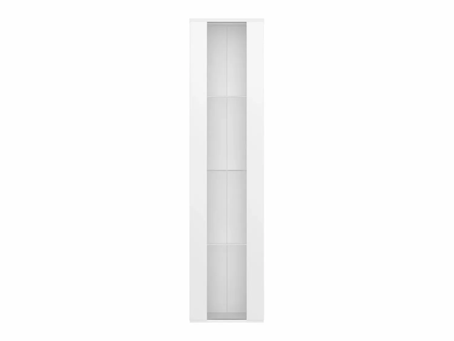 Clearance Vitrina 40×29×170 cm - iluminación LED multicolor con mando - divisiones de cristal - Vitrina