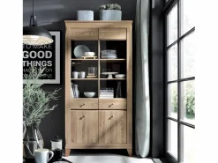 Petits-Meubles Vitrina 4 puertas Raya Madera