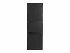 Hauss Spole Vitrina alta con 3 estantes de cristal, cuerpo de MDF lacado en , LED incluido - 55x38x166cm