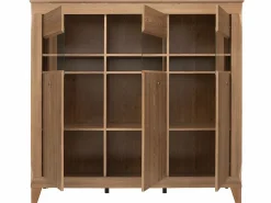 New Vitrina baja 3 puertas Raya Madera Vitrina Para Vajilla