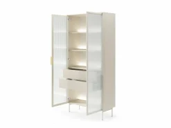Outlet Vitrina, cachemira, 91,5 x 194,6 x 39,3 cm Vitrina