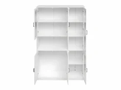 ModernLuxe Vitrina con iluminación LED - estantes con 6 puertas - Al. 200 cm -