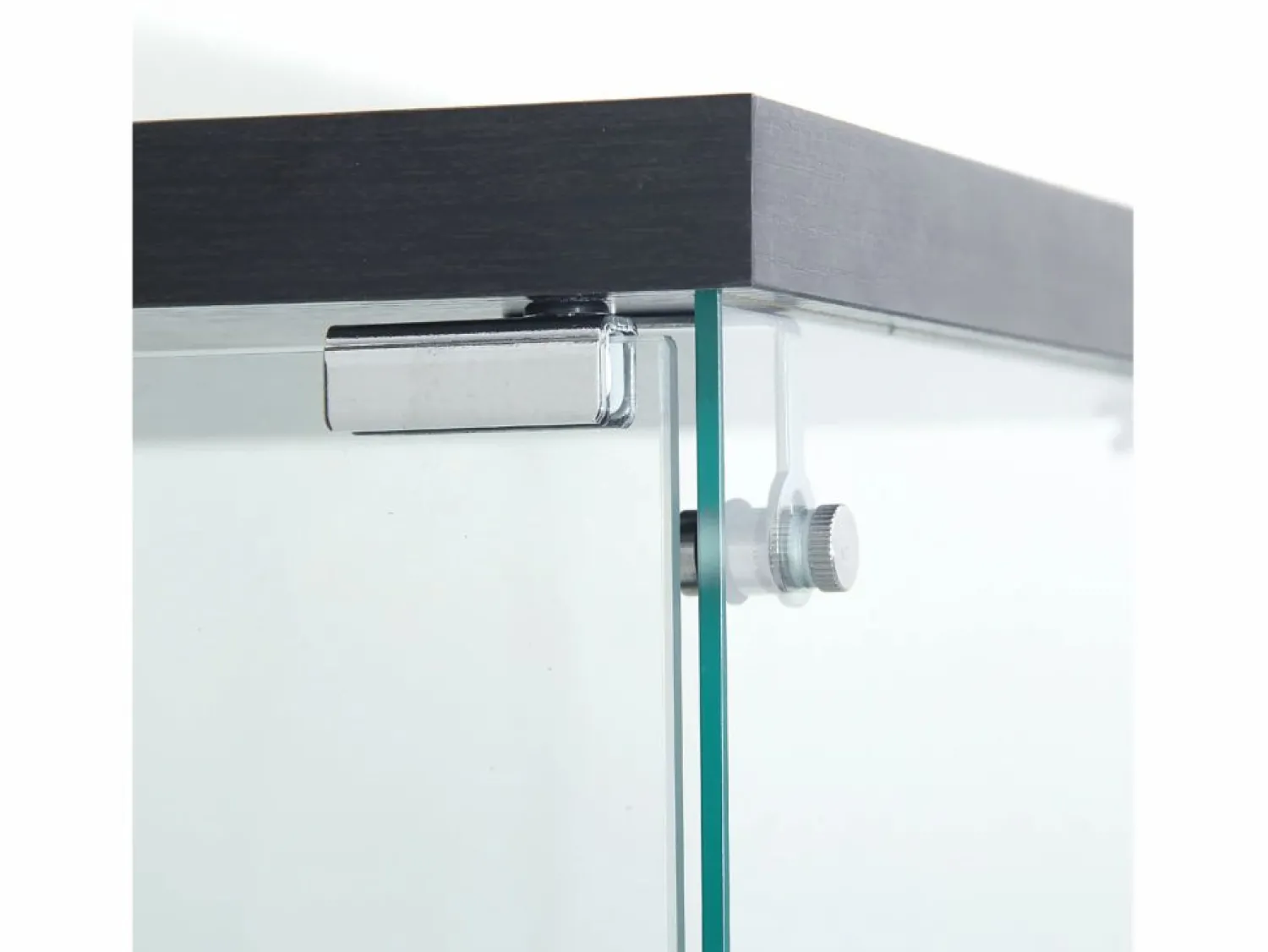 Hot Vitrina de cristal con soporte, LED, 2 puertas con cerradura, 4 compartimentos, para colecciones y decoración Vitrina