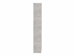 New Clicnbuy Vitrina de madera contrachapada hormigón 82,5x30,5x185,5cm Gris